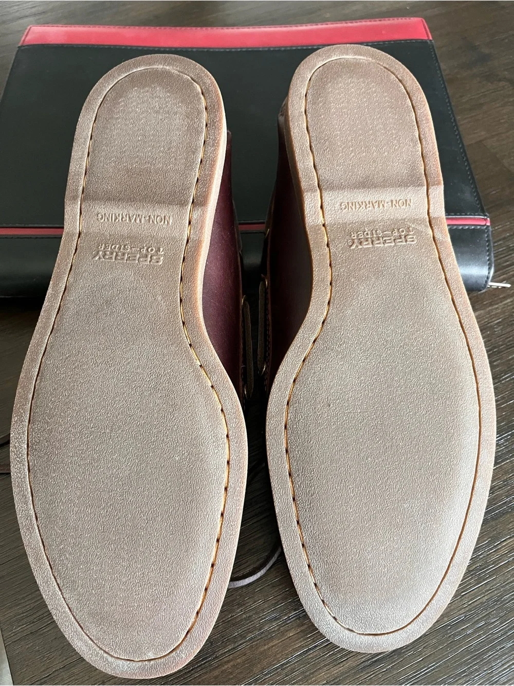 Men’s Sperry Authentic Original boat shoes in Amaretto brown color. Size 12
